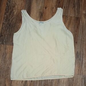 Sara Roberts Light Cream Tank Top